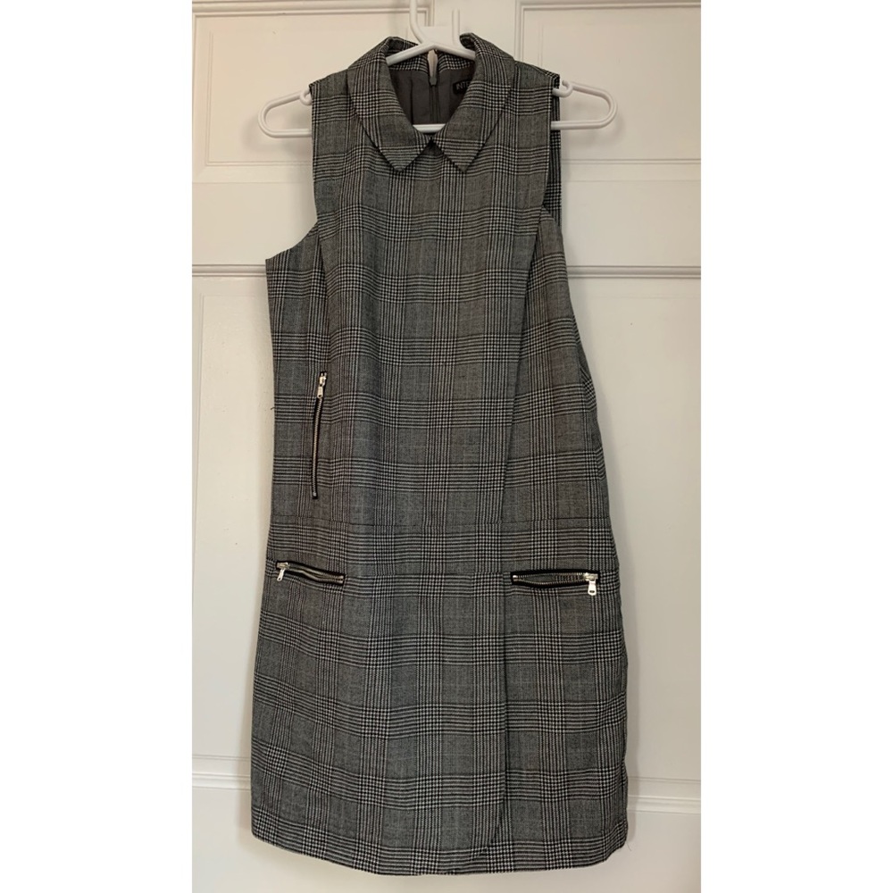 Plaid mini dress